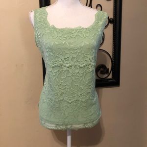 Mint green tank top